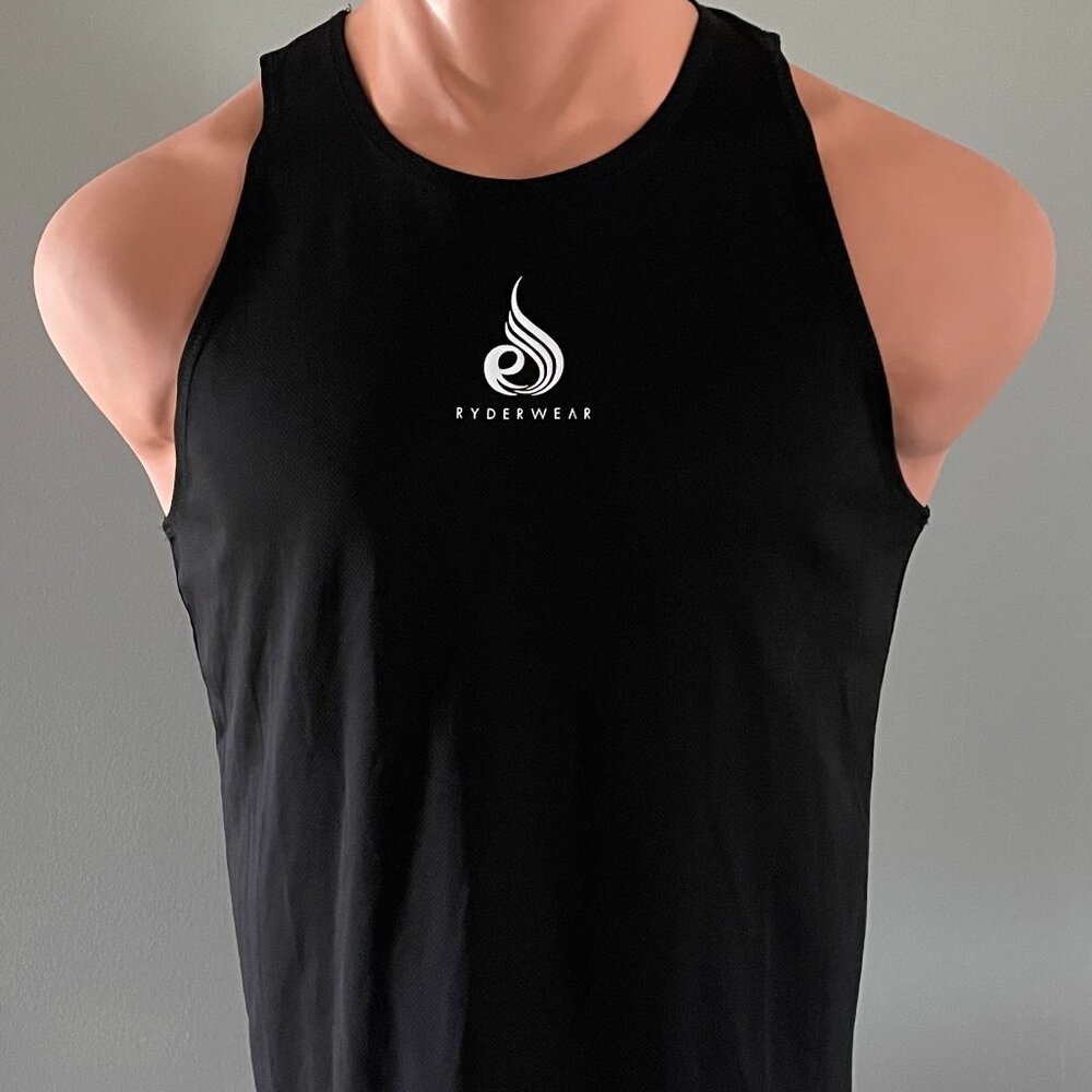Ryderwear Mesh Regular Fit Tank  Color: Black Size: XL LIKE NEW